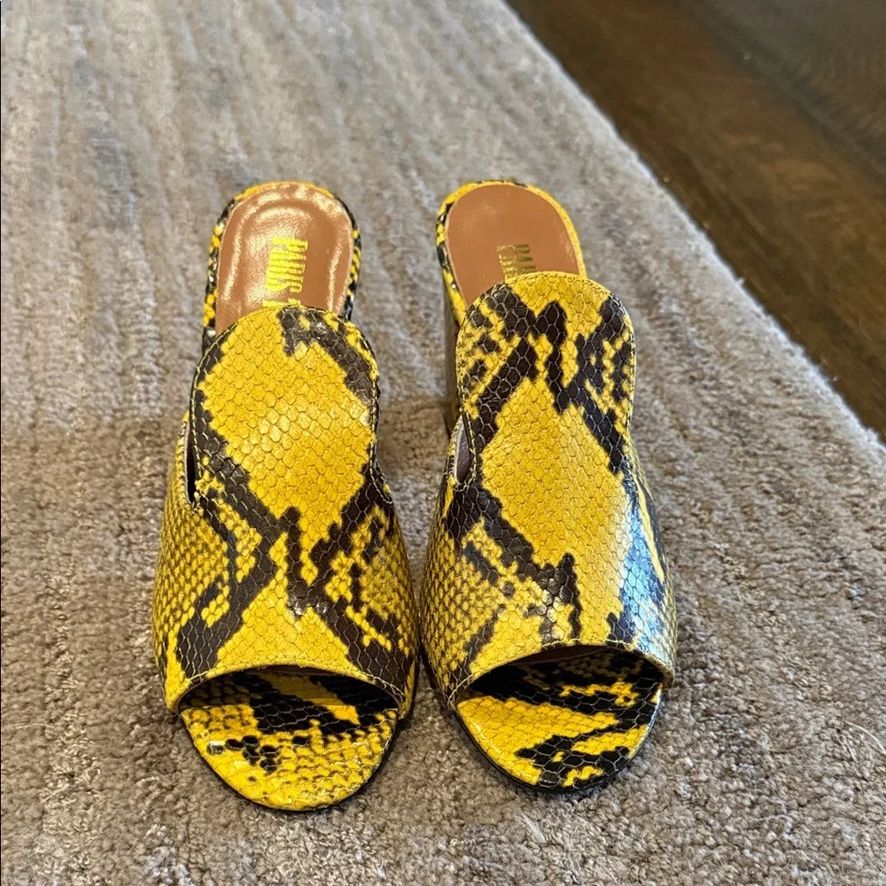 Paris Texas Snakeskin Mules - Picture 2 of 4